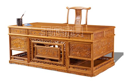 北京老榆木家具写字台办公桌